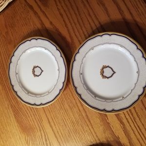Set of 2 White House China Collection Franklin Pierce Plate